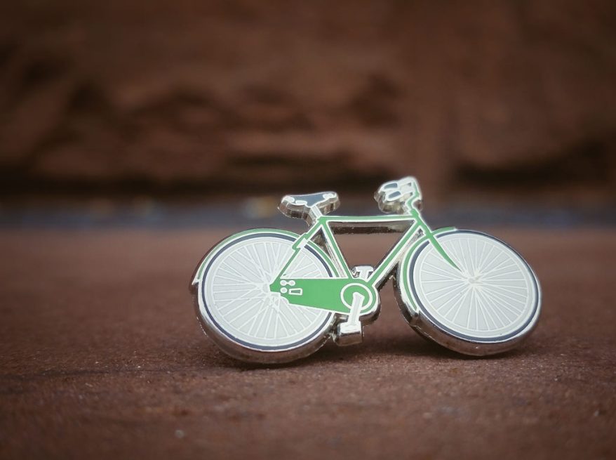 Bicycle lapel pin